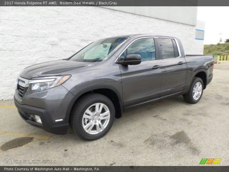 Modern Steel Metallic / Black/Gray 2017 Honda Ridgeline RT AWD