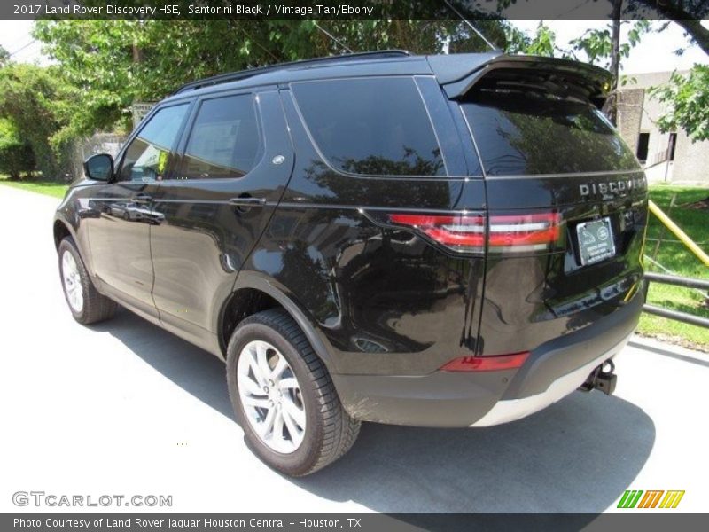 Santorini Black / Vintage Tan/Ebony 2017 Land Rover Discovery HSE