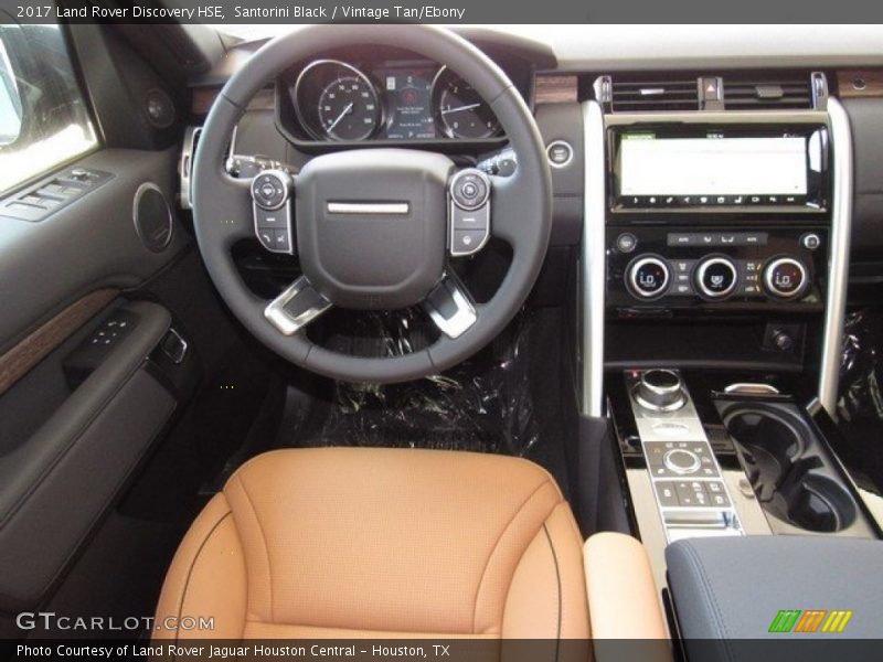 Santorini Black / Vintage Tan/Ebony 2017 Land Rover Discovery HSE