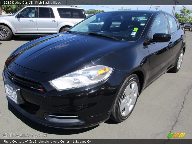 Pitch Black / Black 2016 Dodge Dart SE