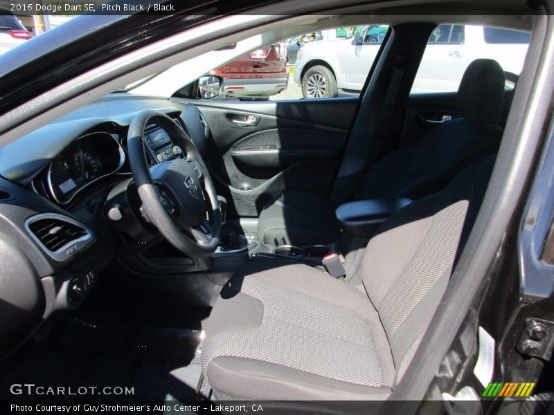 Pitch Black / Black 2016 Dodge Dart SE