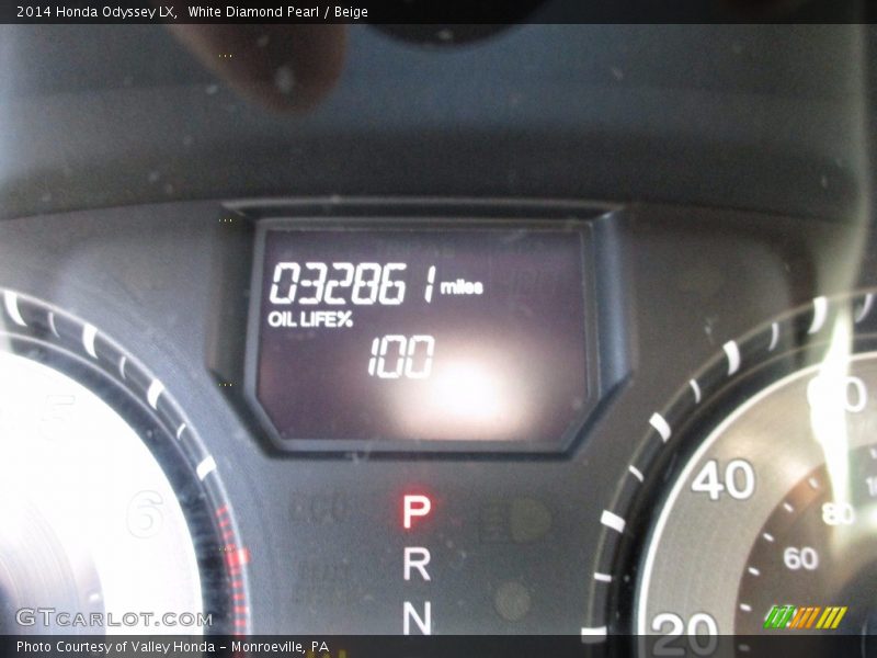 White Diamond Pearl / Beige 2014 Honda Odyssey LX