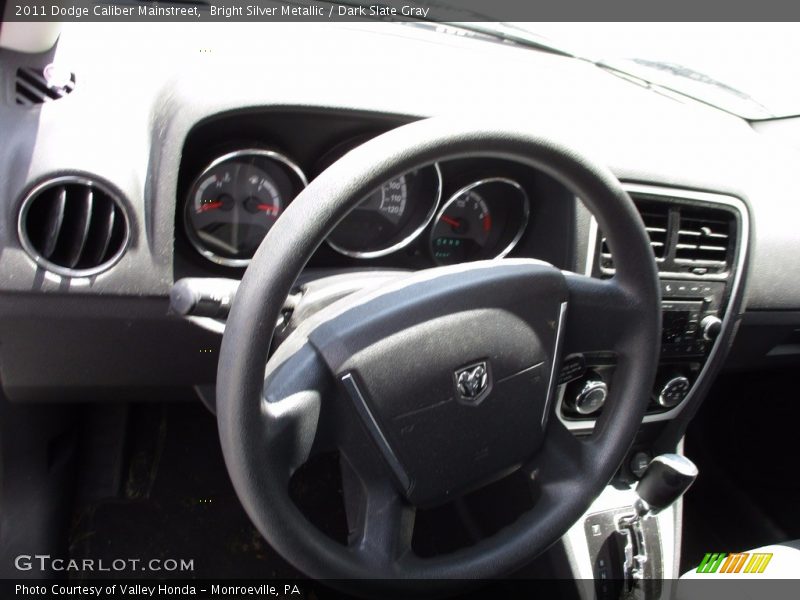 Bright Silver Metallic / Dark Slate Gray 2011 Dodge Caliber Mainstreet