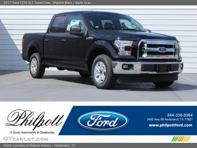 Shadow Black / Earth Gray 2017 Ford F150 XLT SuperCrew