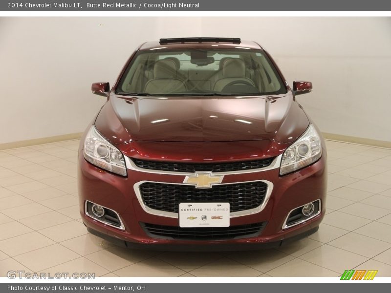 Butte Red Metallic / Cocoa/Light Neutral 2014 Chevrolet Malibu LT