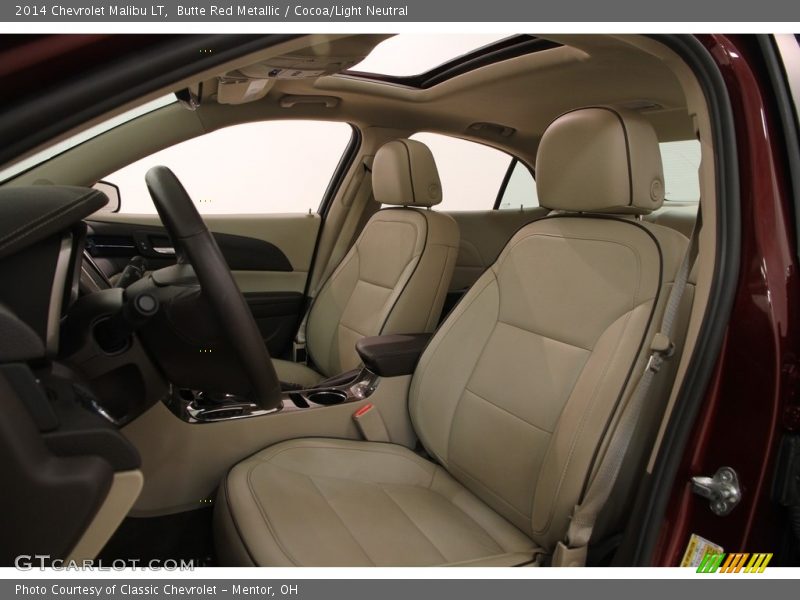 Butte Red Metallic / Cocoa/Light Neutral 2014 Chevrolet Malibu LT