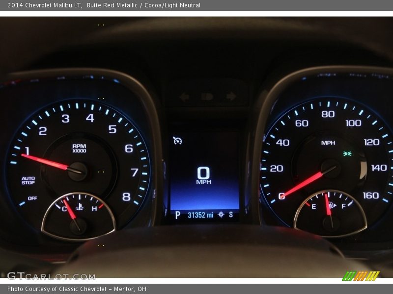 Butte Red Metallic / Cocoa/Light Neutral 2014 Chevrolet Malibu LT