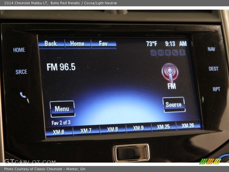 Butte Red Metallic / Cocoa/Light Neutral 2014 Chevrolet Malibu LT