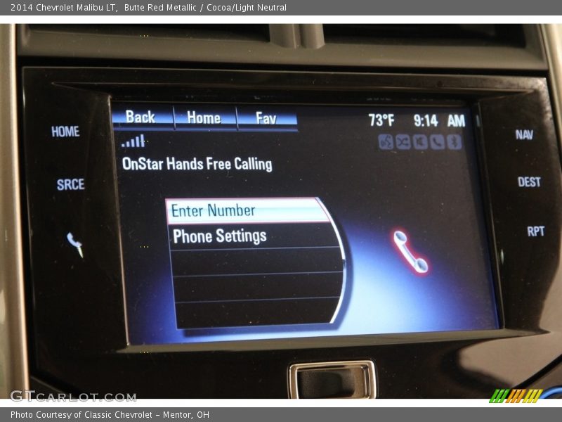 Butte Red Metallic / Cocoa/Light Neutral 2014 Chevrolet Malibu LT