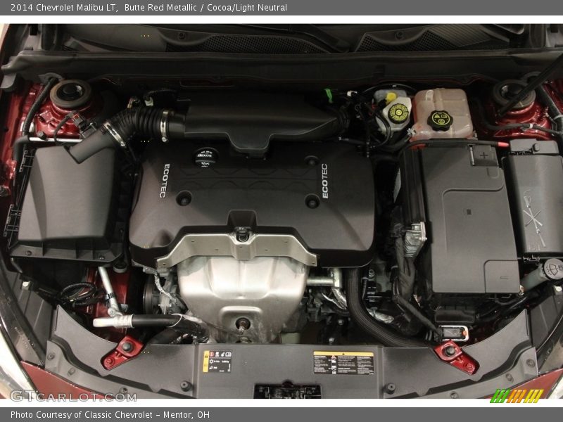 Butte Red Metallic / Cocoa/Light Neutral 2014 Chevrolet Malibu LT