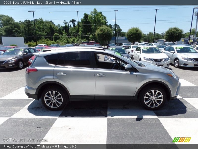 Silver Sky Metallic / Black 2016 Toyota RAV4 Limited