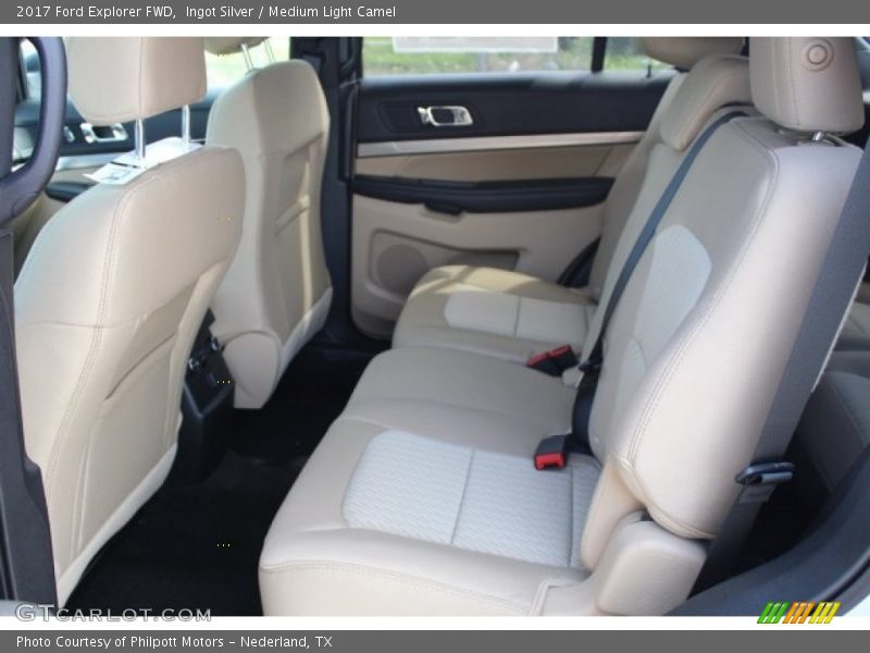 Ingot Silver / Medium Light Camel 2017 Ford Explorer FWD