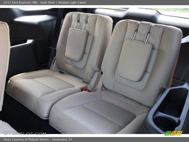 Ingot Silver / Medium Light Camel 2017 Ford Explorer FWD