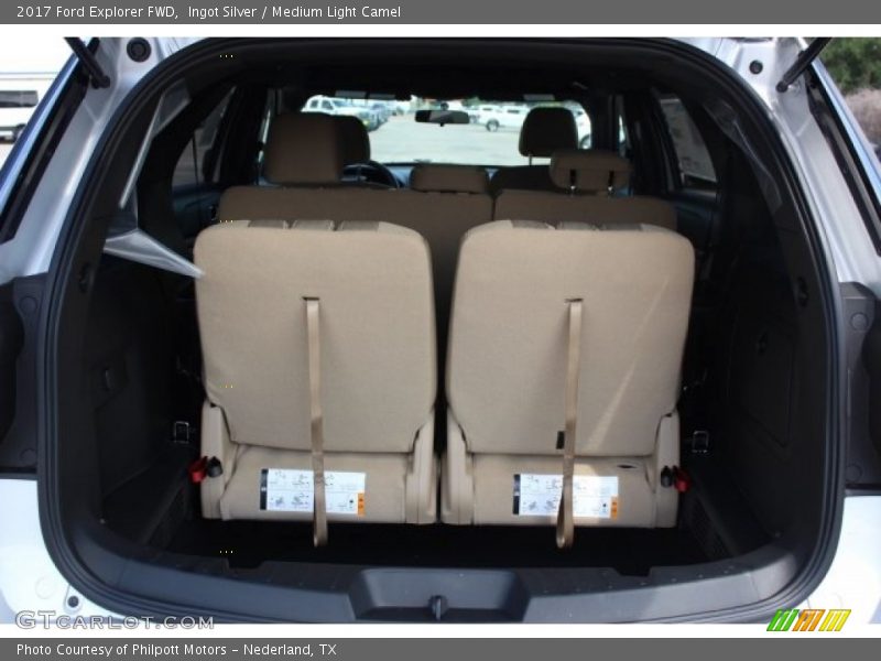 Ingot Silver / Medium Light Camel 2017 Ford Explorer FWD