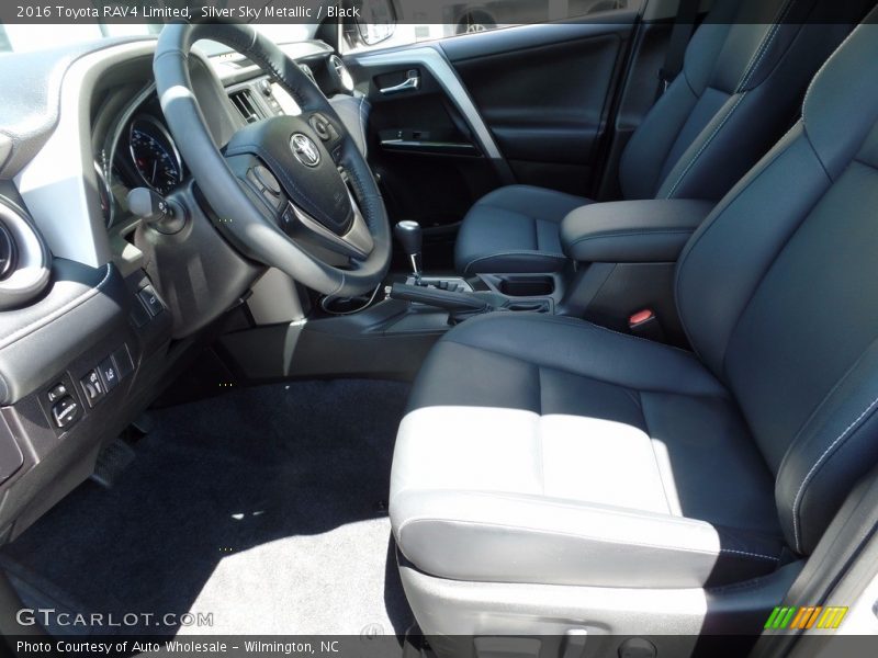 Silver Sky Metallic / Black 2016 Toyota RAV4 Limited