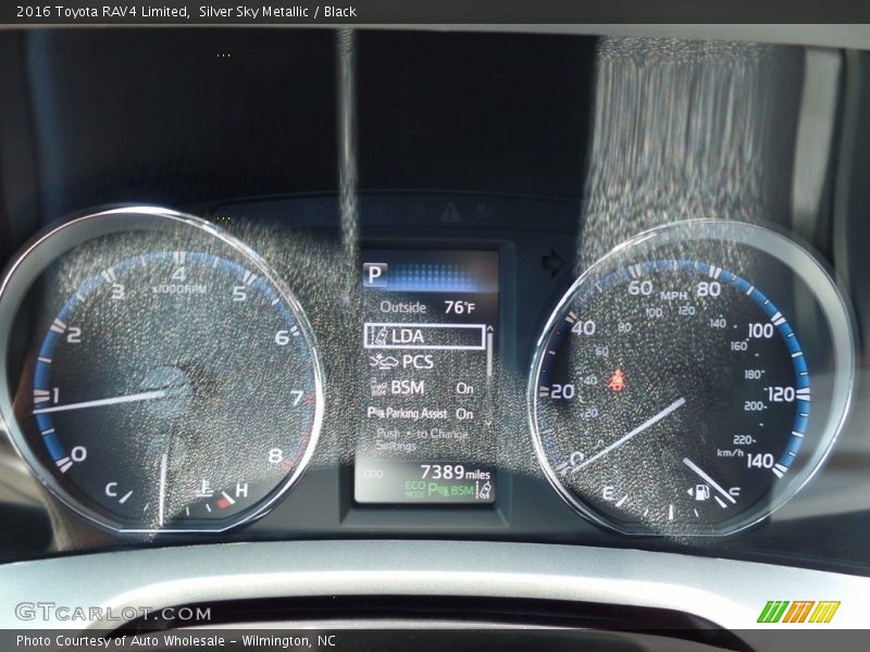 Silver Sky Metallic / Black 2016 Toyota RAV4 Limited