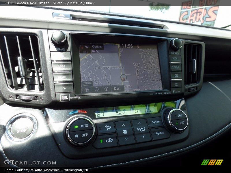 Silver Sky Metallic / Black 2016 Toyota RAV4 Limited