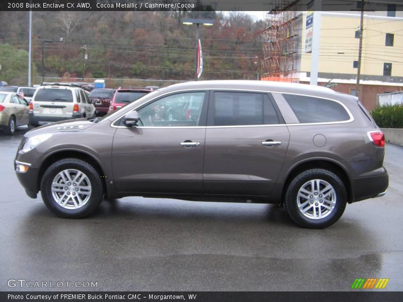 Cocoa Metallic / Cashmere/Cocoa 2008 Buick Enclave CX AWD
