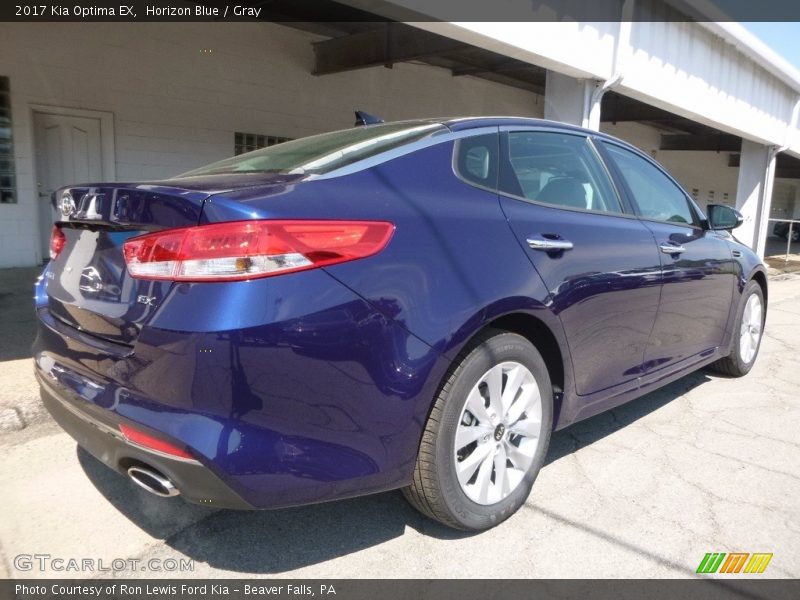 Horizon Blue / Gray 2017 Kia Optima EX