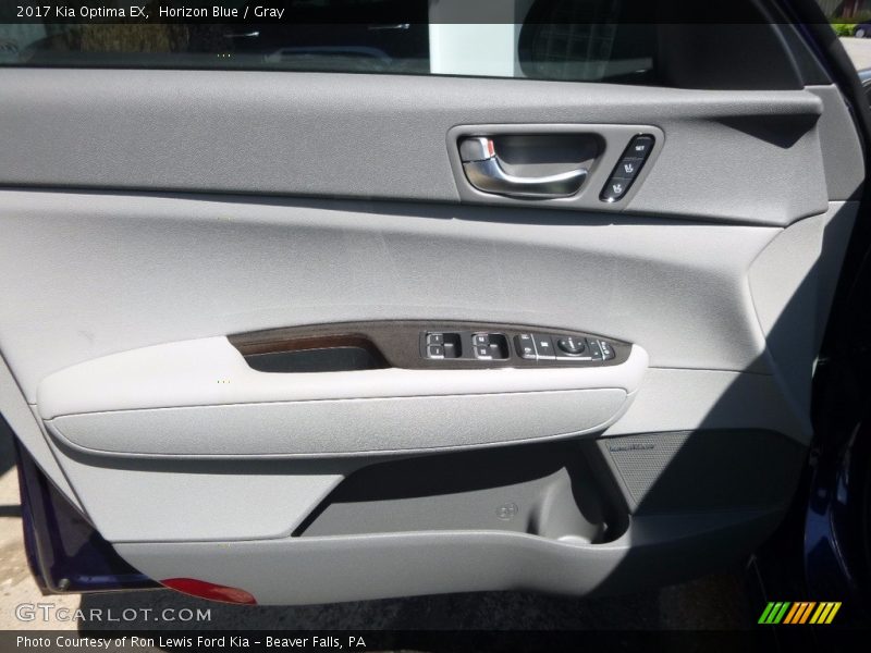Horizon Blue / Gray 2017 Kia Optima EX