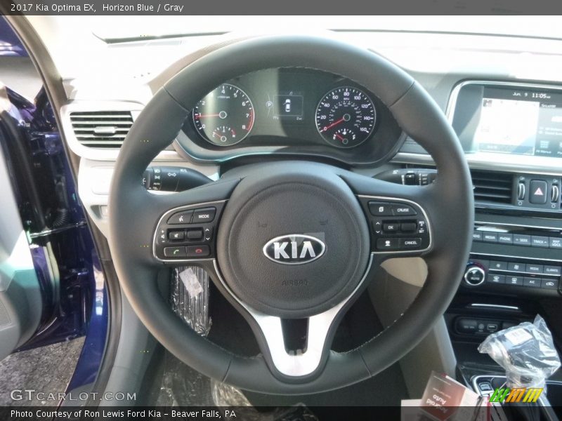 Horizon Blue / Gray 2017 Kia Optima EX