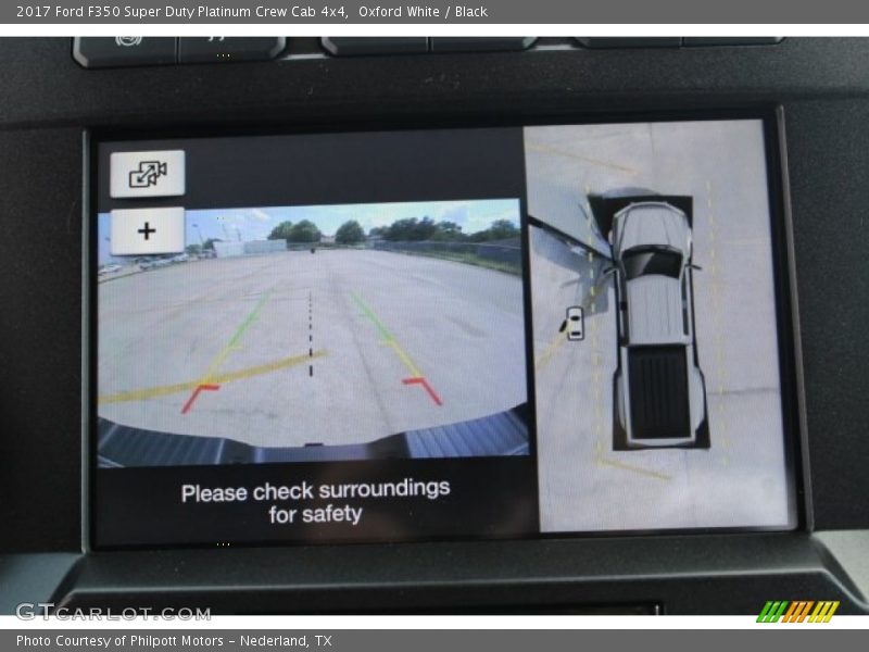 Oxford White / Black 2017 Ford F350 Super Duty Platinum Crew Cab 4x4