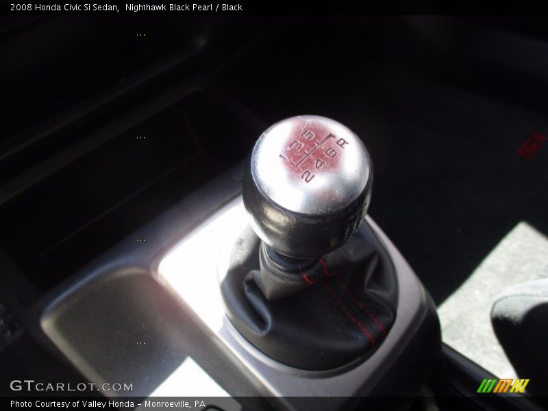 Nighthawk Black Pearl / Black 2008 Honda Civic Si Sedan