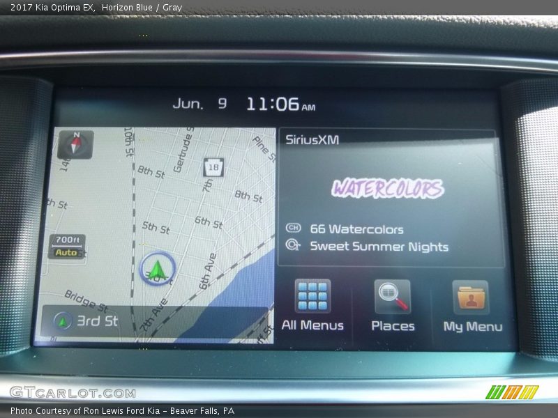Horizon Blue / Gray 2017 Kia Optima EX