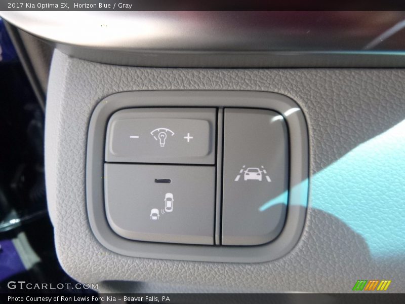 Horizon Blue / Gray 2017 Kia Optima EX