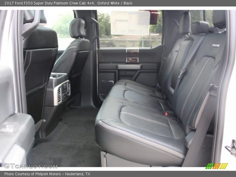 Oxford White / Black 2017 Ford F350 Super Duty Platinum Crew Cab 4x4