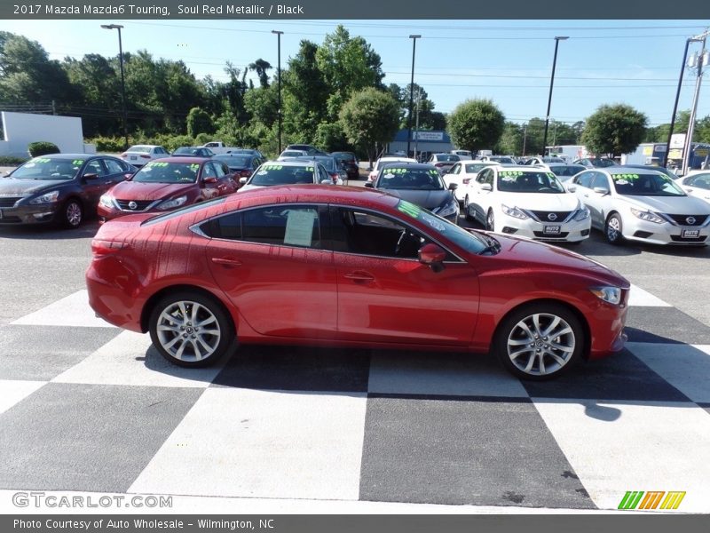 Soul Red Metallic / Black 2017 Mazda Mazda6 Touring