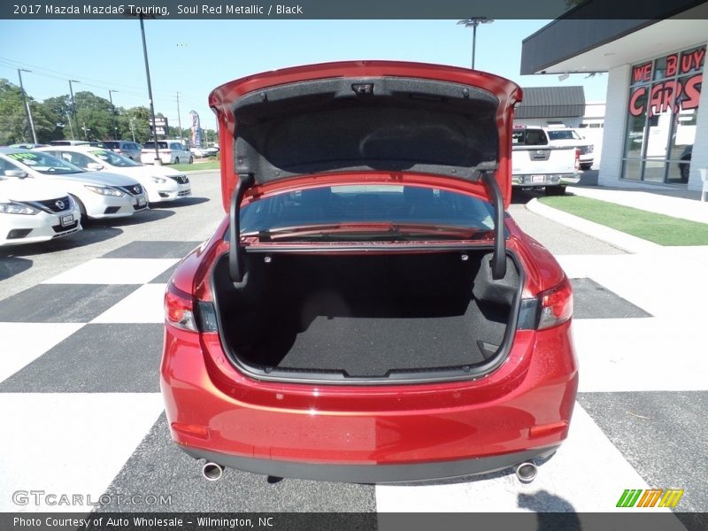 Soul Red Metallic / Black 2017 Mazda Mazda6 Touring