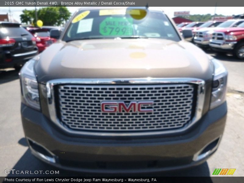 Bronze Alloy Metallic / Denali Cocoa/Shale 2015 GMC Yukon Denali 4WD