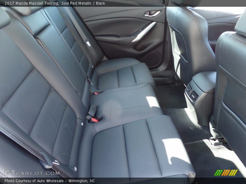 Soul Red Metallic / Black 2017 Mazda Mazda6 Touring