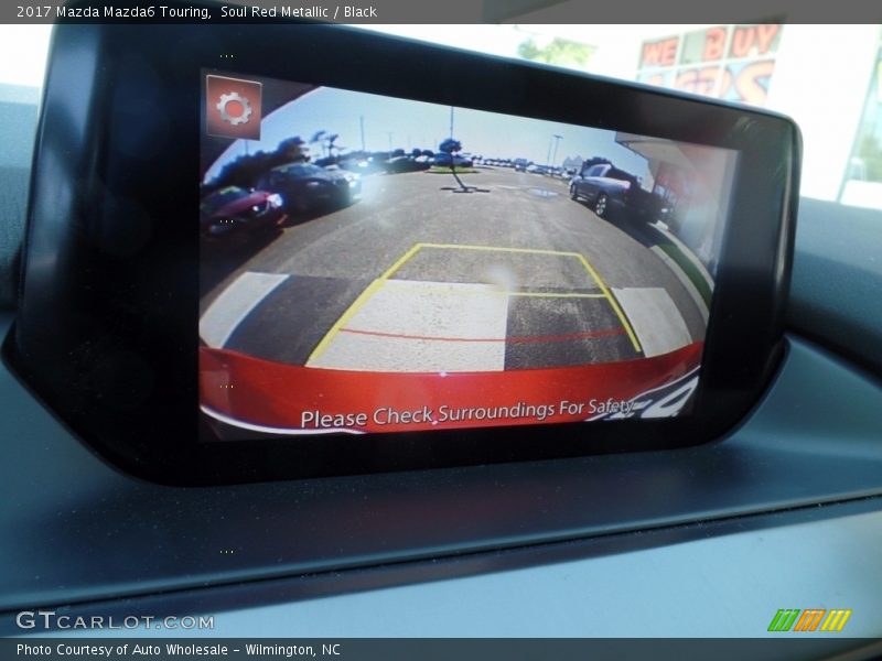 Soul Red Metallic / Black 2017 Mazda Mazda6 Touring