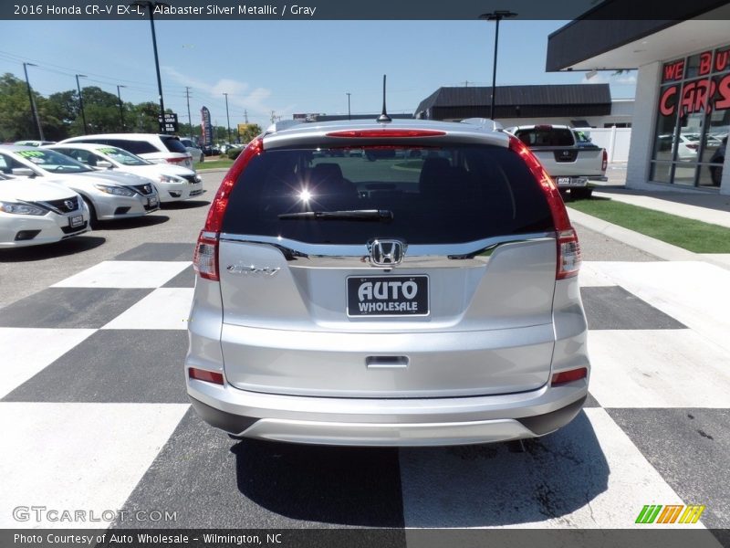 Alabaster Silver Metallic / Gray 2016 Honda CR-V EX-L