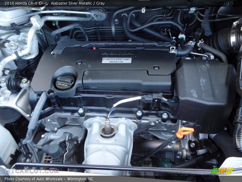Alabaster Silver Metallic / Gray 2016 Honda CR-V EX-L