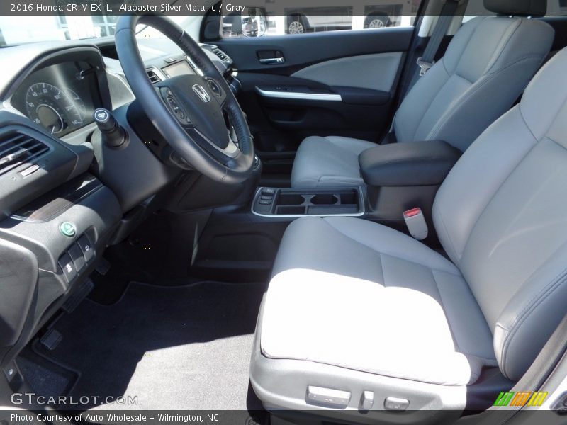 Alabaster Silver Metallic / Gray 2016 Honda CR-V EX-L