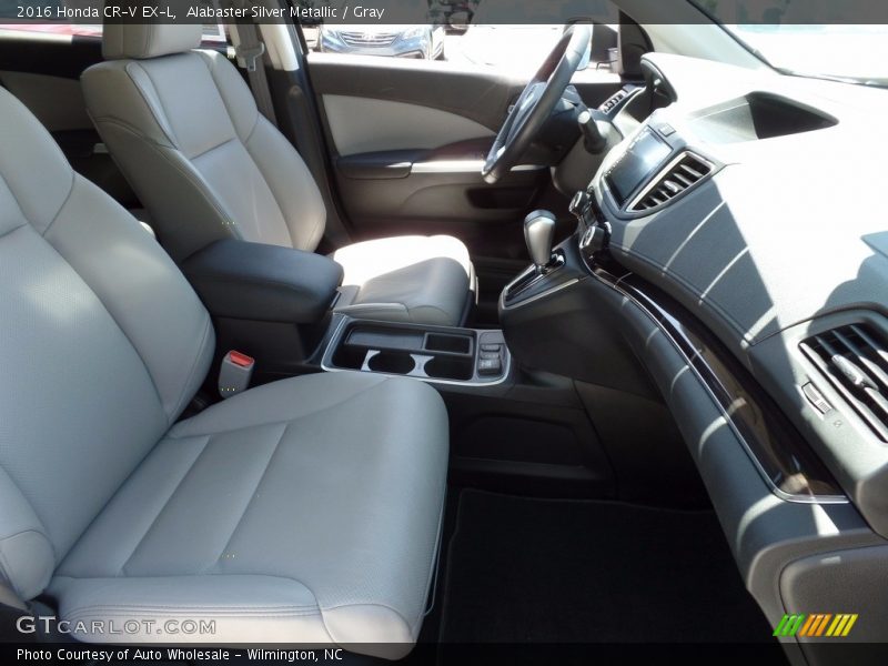 Alabaster Silver Metallic / Gray 2016 Honda CR-V EX-L