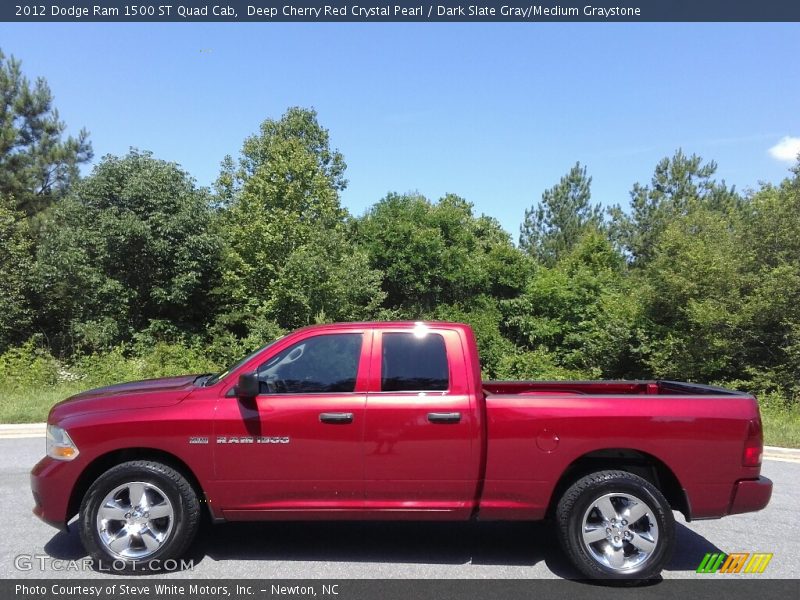 Deep Cherry Red Crystal Pearl / Dark Slate Gray/Medium Graystone 2012 Dodge Ram 1500 ST Quad Cab
