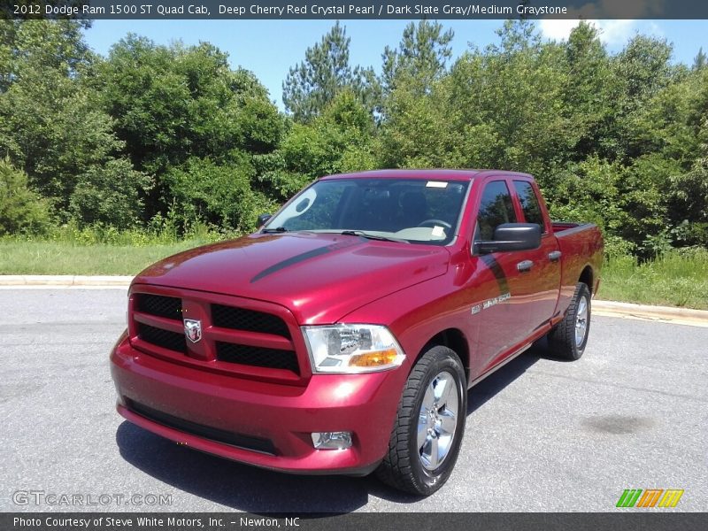 Deep Cherry Red Crystal Pearl / Dark Slate Gray/Medium Graystone 2012 Dodge Ram 1500 ST Quad Cab