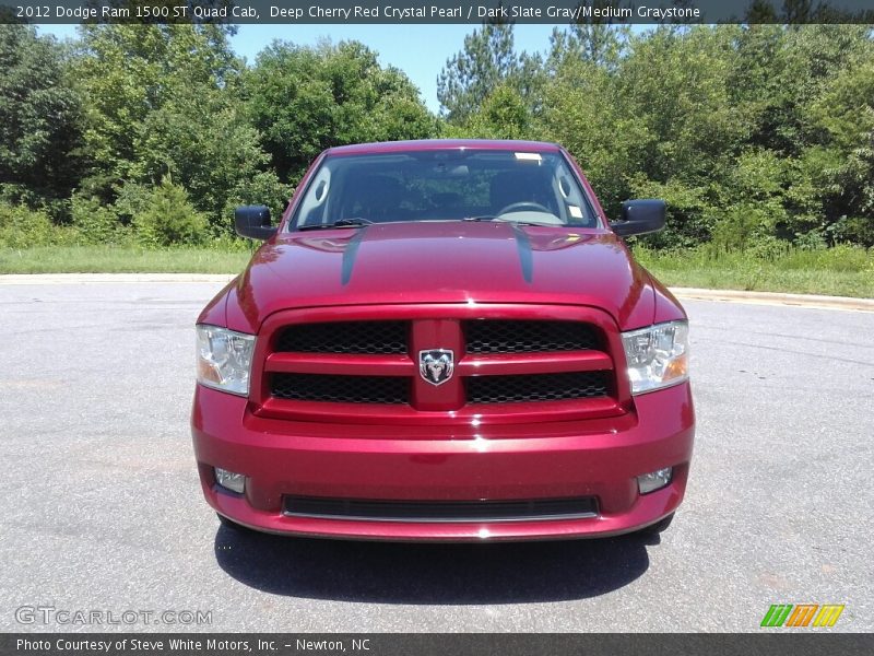 Deep Cherry Red Crystal Pearl / Dark Slate Gray/Medium Graystone 2012 Dodge Ram 1500 ST Quad Cab