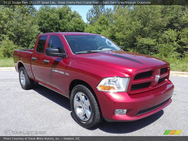 Deep Cherry Red Crystal Pearl / Dark Slate Gray/Medium Graystone 2012 Dodge Ram 1500 ST Quad Cab