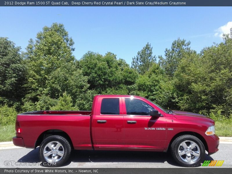 Deep Cherry Red Crystal Pearl / Dark Slate Gray/Medium Graystone 2012 Dodge Ram 1500 ST Quad Cab