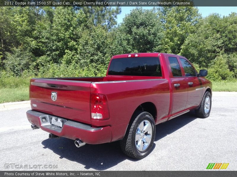 Deep Cherry Red Crystal Pearl / Dark Slate Gray/Medium Graystone 2012 Dodge Ram 1500 ST Quad Cab