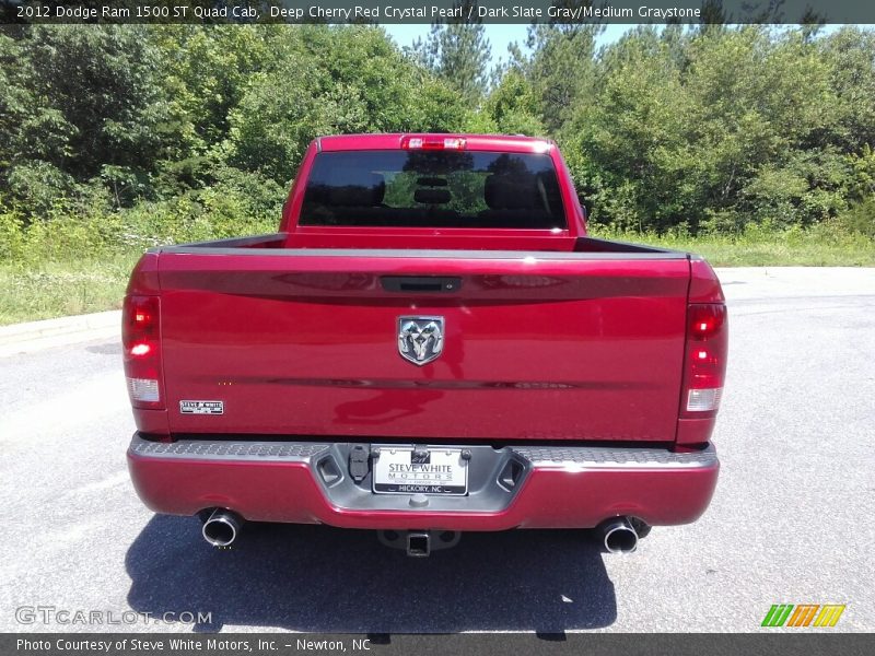 Deep Cherry Red Crystal Pearl / Dark Slate Gray/Medium Graystone 2012 Dodge Ram 1500 ST Quad Cab