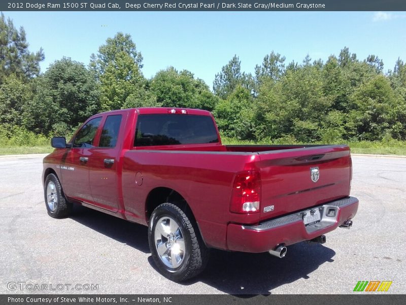 Deep Cherry Red Crystal Pearl / Dark Slate Gray/Medium Graystone 2012 Dodge Ram 1500 ST Quad Cab