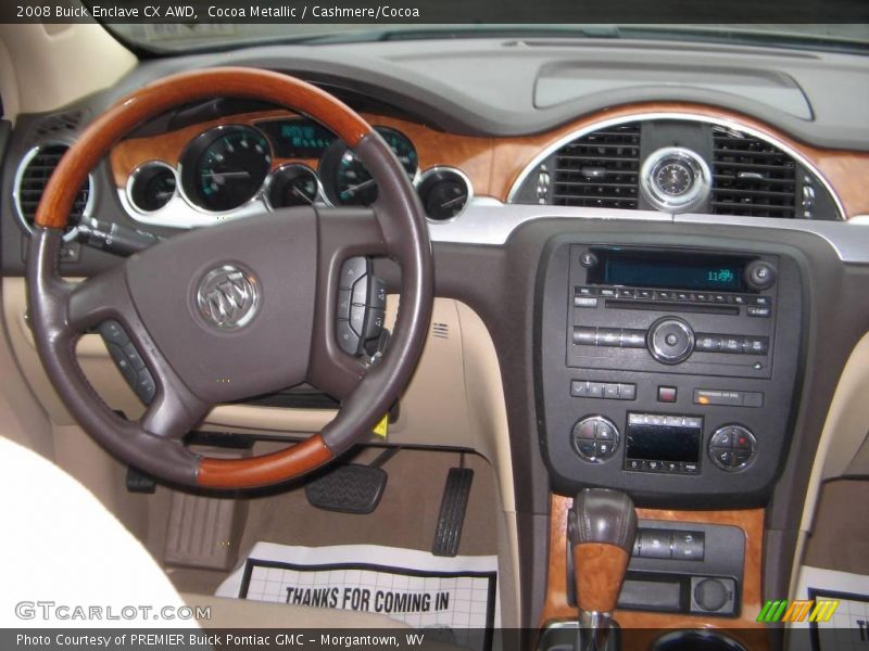 Cocoa Metallic / Cashmere/Cocoa 2008 Buick Enclave CX AWD