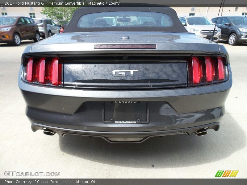 Magnetic / Ebony 2017 Ford Mustang GT Premium Convertible