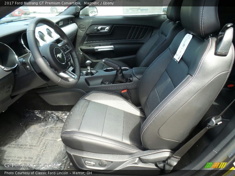 Magnetic / Ebony 2017 Ford Mustang GT Premium Convertible
